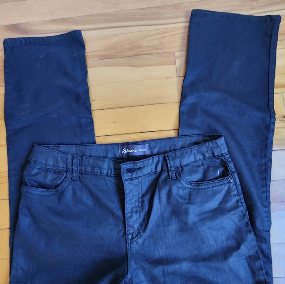 Reitmans jeans- black-L(15) - Picture 5 of 5
